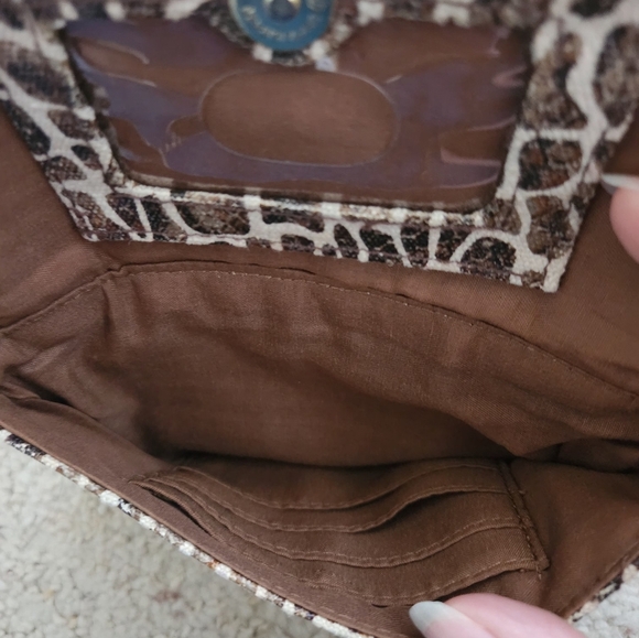 Small Relic Animal Print Shoulder Purse Bag Adjustable Strap - Picture 3 of 6